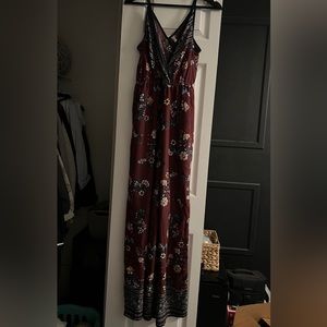 flower print jumpsuit